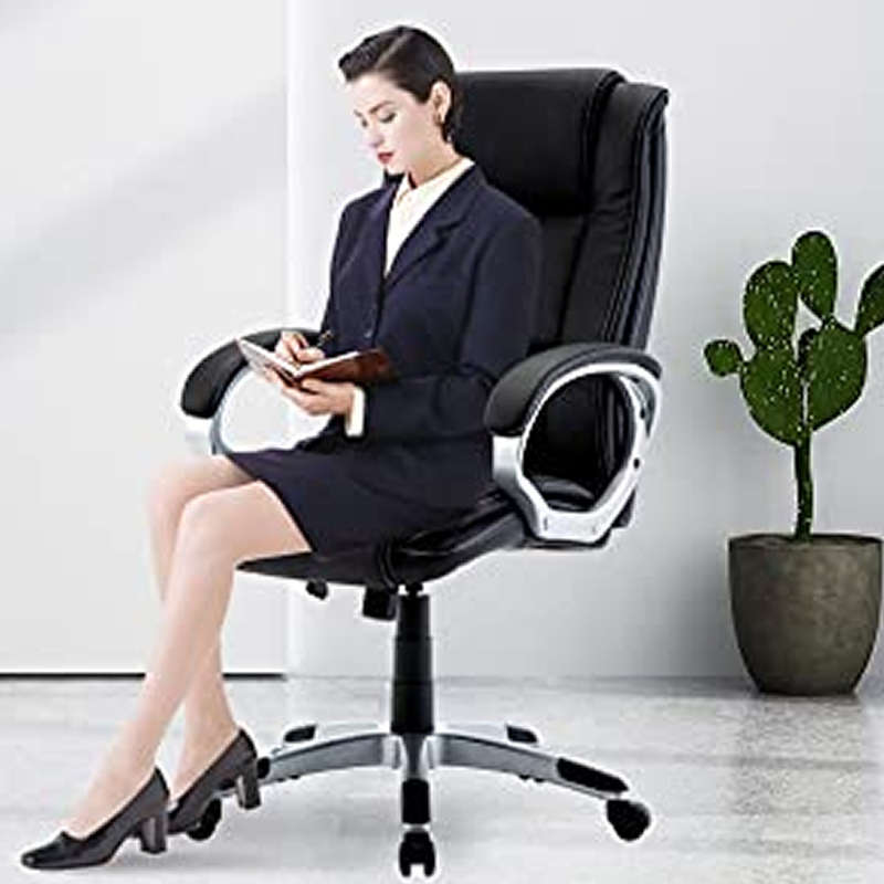 Executive PU Leather Office Chair - Black Colour