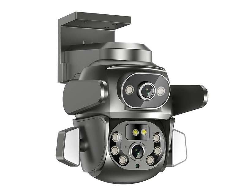 360 Degree Surveillance Camera Black With App Control