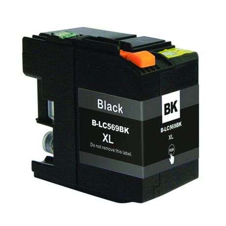Brother LC569 XL Inkjet Cartridge - Black - Compatible