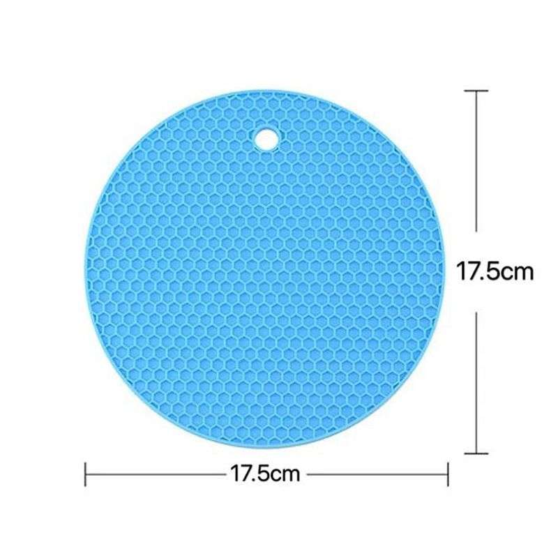 6 Pieces Heat Resistant Mat Silicone Pot Holder