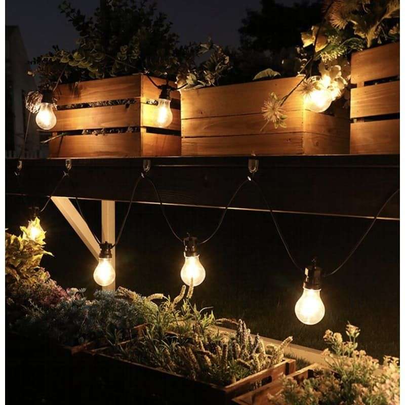 5m 8-Modes Solar 10 Bulbs String Light