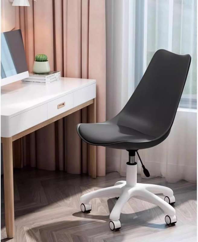 Modern Stylish Office Desk Chairs- 4 Pack-Black