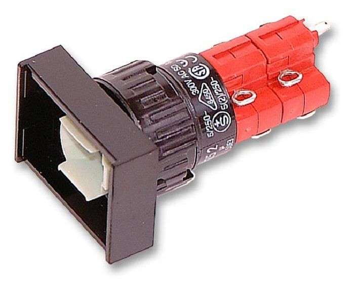 Eao (31-122.0252) Pushbutton Switch, 31, 16 mm, DPST-NO, DPST-NC, Momentary