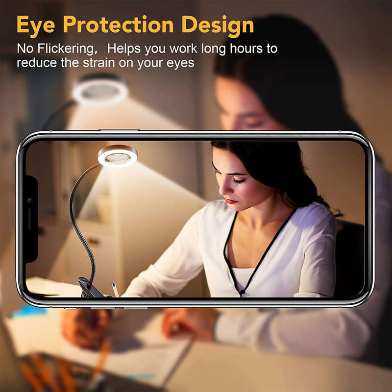 LED USB Clip Light Eye Protection Reading Lights Desk Lamp Bedside lamp