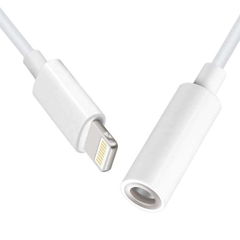 Lightning to Headphone Jack 35mm Aux Adapter for iPhone
