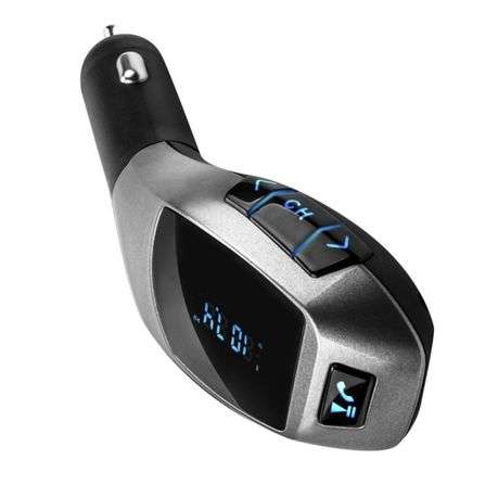 Wireless Car Kit with FM Bluetooth Transmitter
