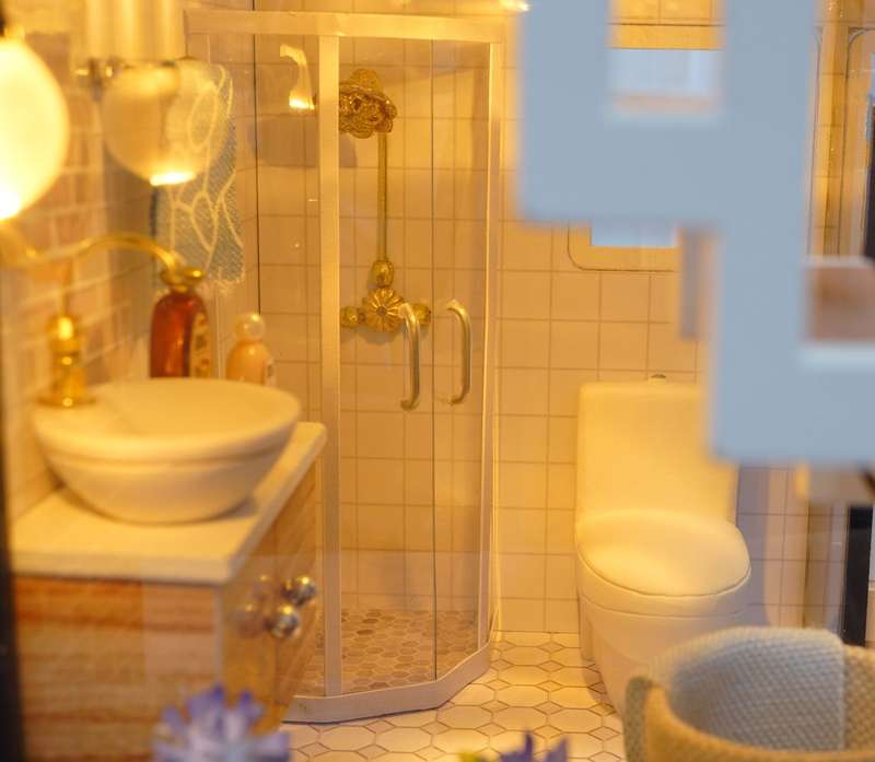 Cuteroom Diy Miniature House - Blue Time