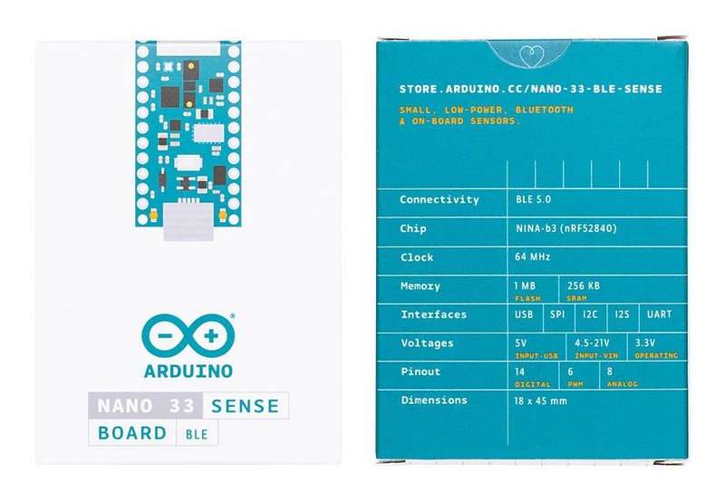 Arduino - ABX00031 Nano 33BLE Sense DEV BRD