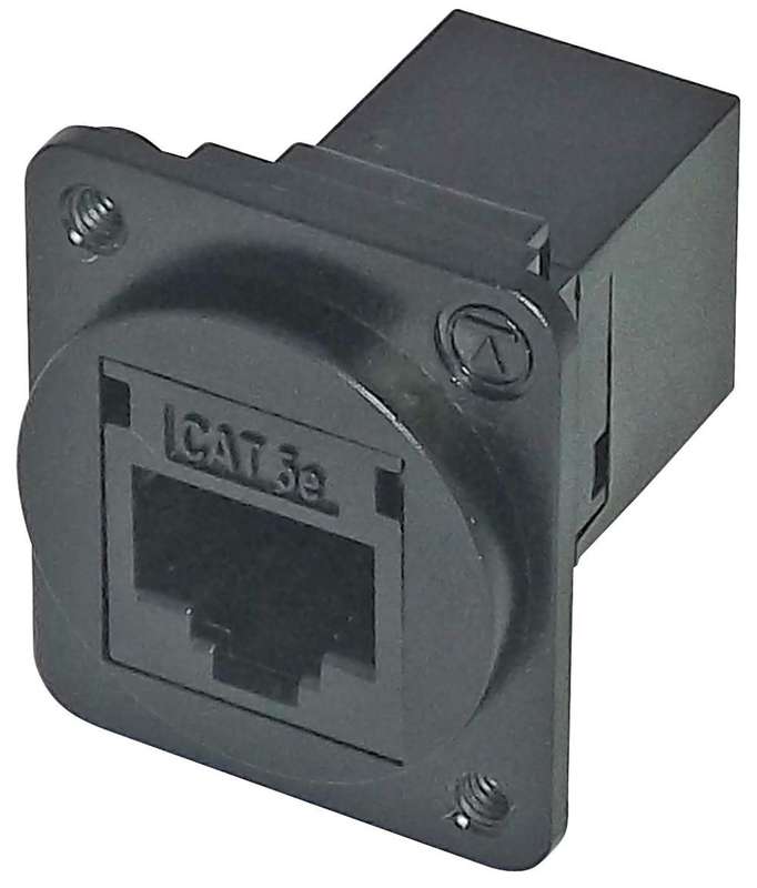 Tuk (FACK4BKDPM) In-Line Adapter, Cat5e, RJ45, RJ45, Adaptor, In-Line