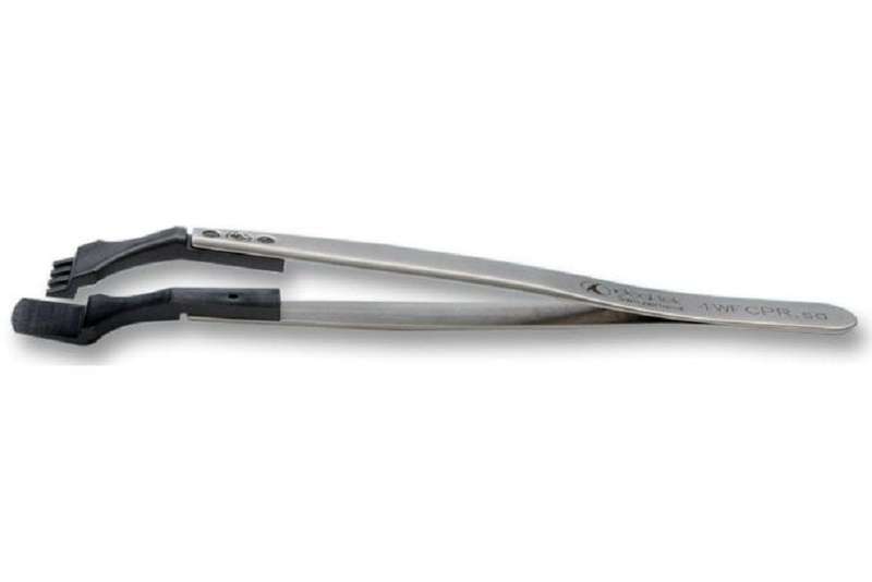 Ideal-Tek (4WFCPR.SA) Tweezer, Wafer, Stainless Steel Body
