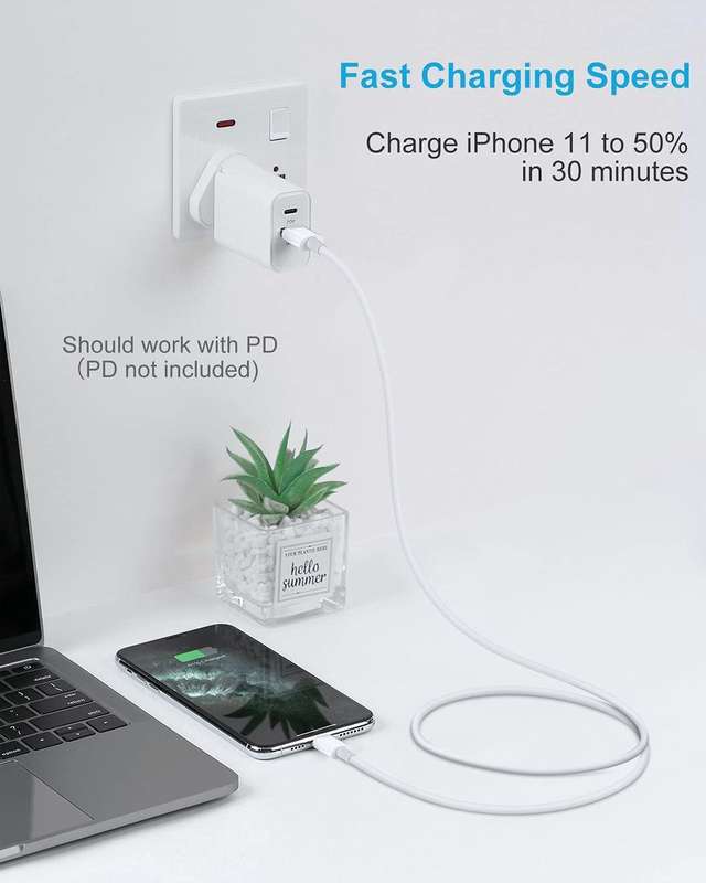 Fast Charging Charger USB Lightning Cable For iPho