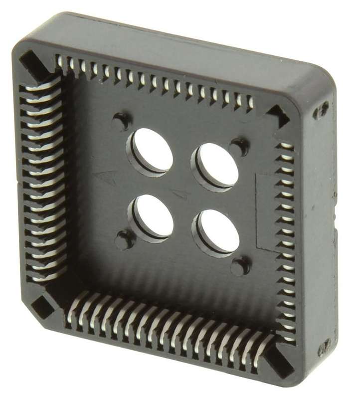 3M (8468-11B1-RK-TP) IC & Component Socket, 68 Contacts, PLCC Socket