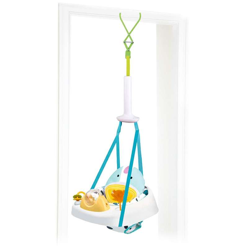 2-in-1 Baby Fitness Dining Swing Chair Activity Seat Doorway Jumper