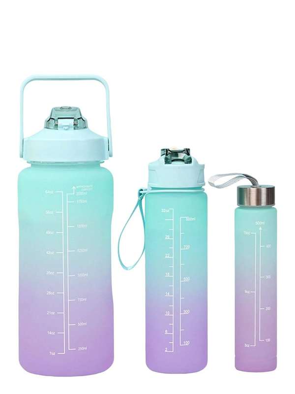 Motivational Water Bottles - 3 Piece