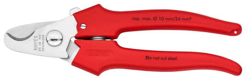 Knipex (95 05 165) Cable Cutter, 24mm Capacity, 165mm Length
