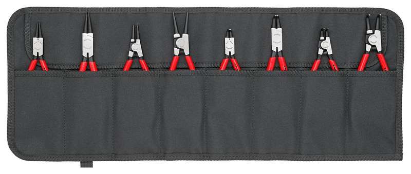 Knipex (00 19 58 V01) Plier Set, Circlip, 8 Piece