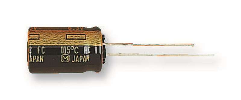 Panasonic (EEUFC1H4R7) Electrolytic Capacitor, 4.7 µF, 50 V, ± 20%