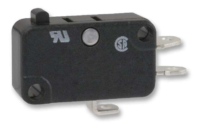 Honeywell (V3-19M) Microswitch, Miniature, 15.1 A, 250 VDC