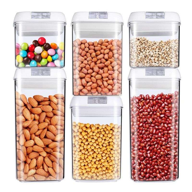 6 Pieces food storage containers set