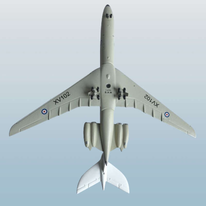 1:400 Scale, Royal Air Force Air Support Command, Vickers VC-10 Model plane