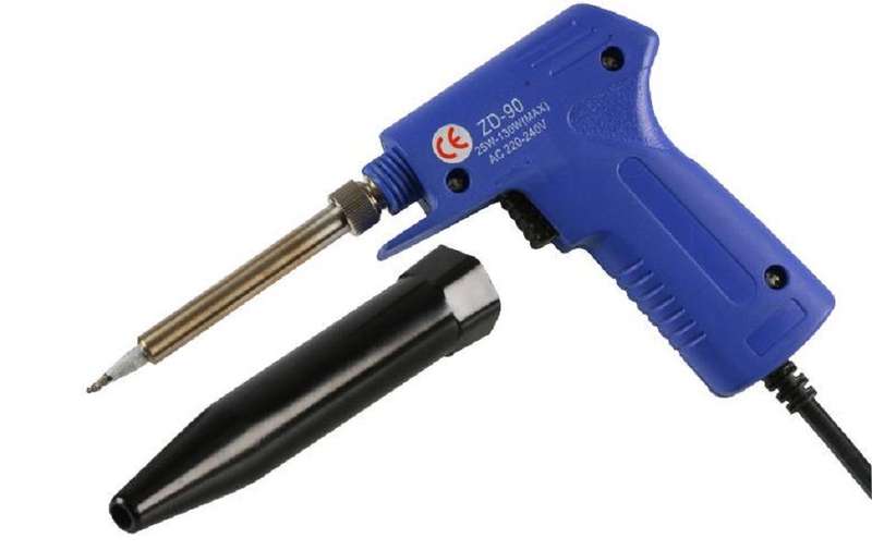 Duratool D01844 Soldering Iron, Quick Heat Power, 130 W, 230 VAC