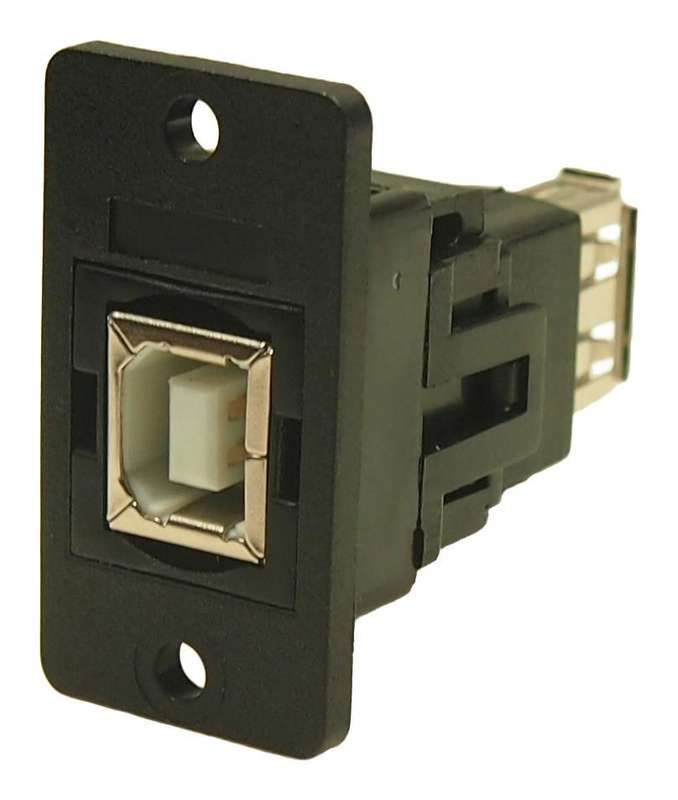 Cliff Electronic (CP30607NX1) USB Adapter, USB 2.0, Slim FeedThrough