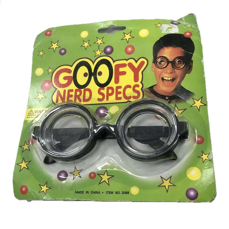 Goofy Science Nerd Costume Goggles/ Glasses