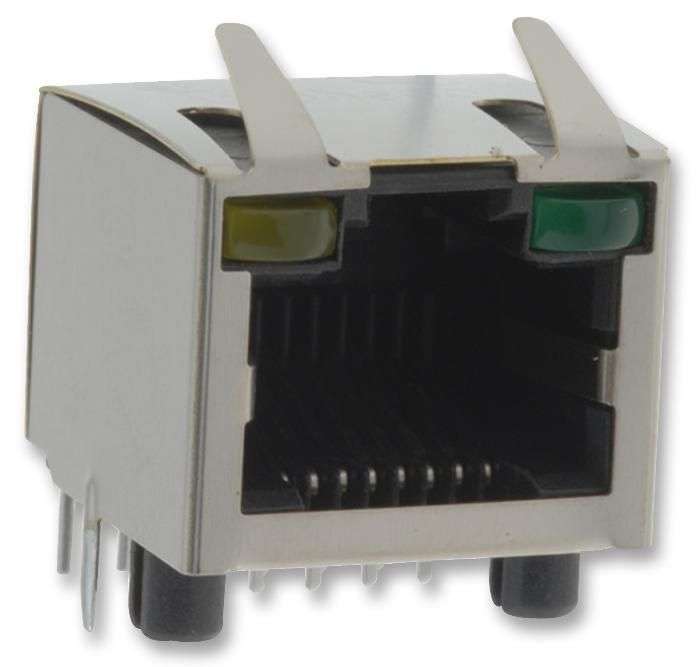 Amphenol (RJHSE-5384) Modular Connector, RJ45 Jack, 1 x 1 (Port), 8P8C