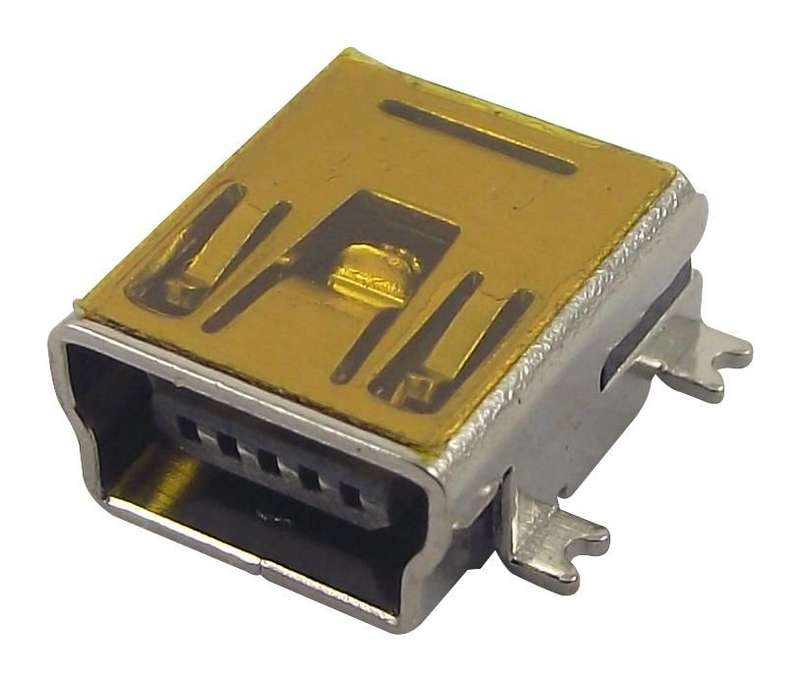 Wurth Elektronik (65100516121) USB Connector, Mini USB Type B, USB 2.0