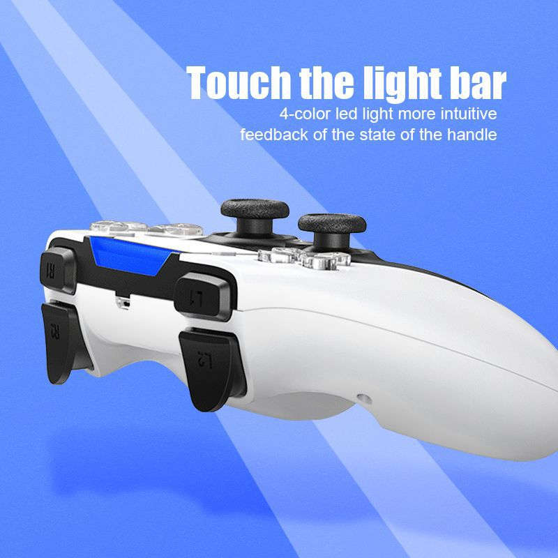 White Pro Gaming Controller for PS4/PC/Android P-02