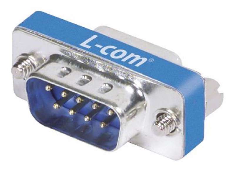L-Com (DGB9M) D Sub Connector Adapter, Gender Changer, Standard D Sub