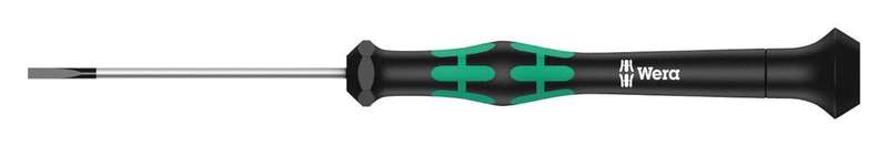 Wera (118006) Screwdriver, Slotted, Precision, 60mm Blade, 2mm Tip