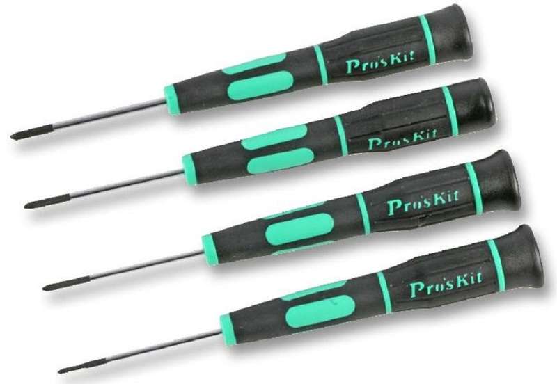 Pro's Kit (SD-081G) Screwdriver Ser - Tri Wing (4Pcs)