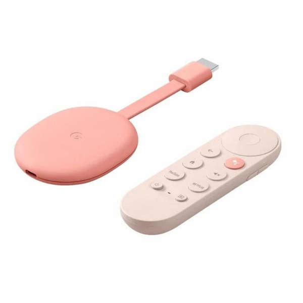 Google - Chromecast 4k with Google TV - Sunrise