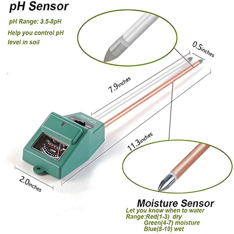 Moisture meter PH meter