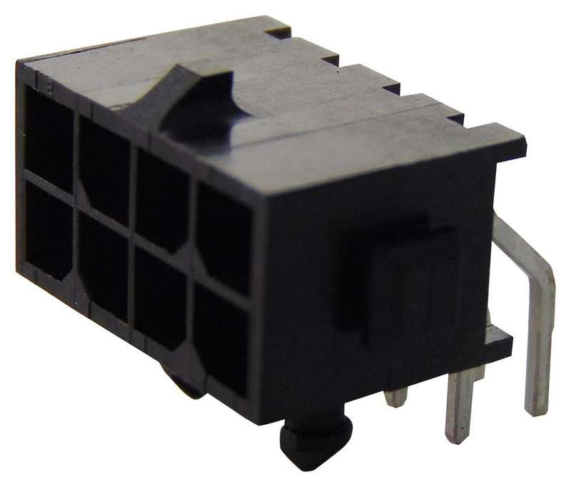 TE Connectivity (3-794618-8) Pin Header, Right Angle, Wire-to-Board, 3 mm