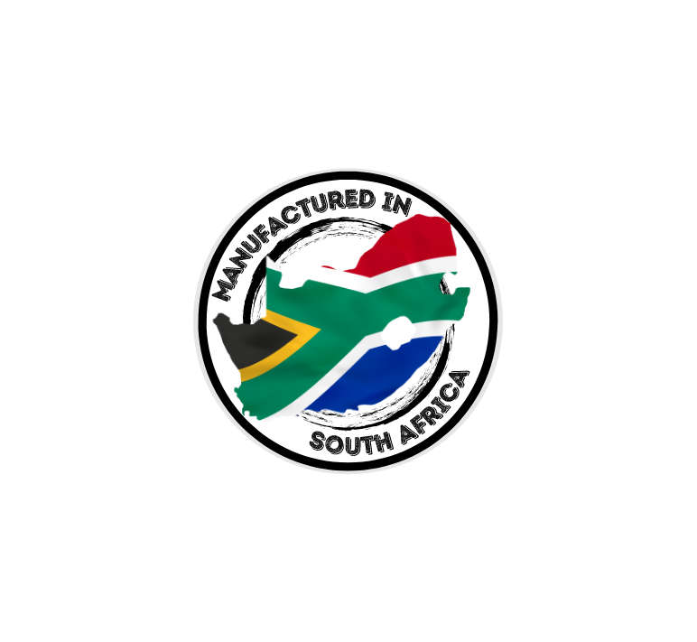 Manufactured in South Africa Vinyl Stickers - Pack of 200