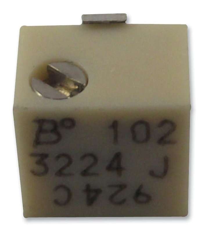 Bourns (3224J-1-103E) Trimpot, Multi Turn, Cermet, Side Adjust, 10 kohm