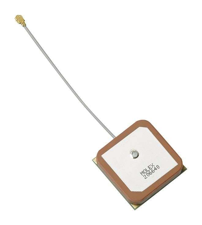 Molex (206640-0001) Antenna, 1.607 GHz to 1.597 GHz