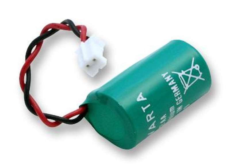 Varta (6127201390) Battery, 3 V, 1/2AA, 950 mAh, Wire Leads, 14.75 mm
