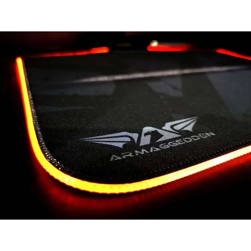 Armaggeddon Assault AS-33R Extra Large RGB Gaming Mouse Mat