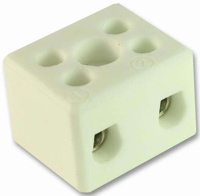 Camdenboss (CHTB6/2N) Standard Terminal Block, Ceramic, CHTB/N