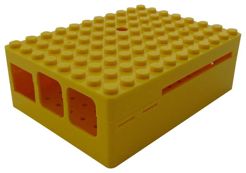 Multicomp Pro (CBPIBLOX-YEL.) Dev Board Enclosure, Pi Blox, Yellow, ABS