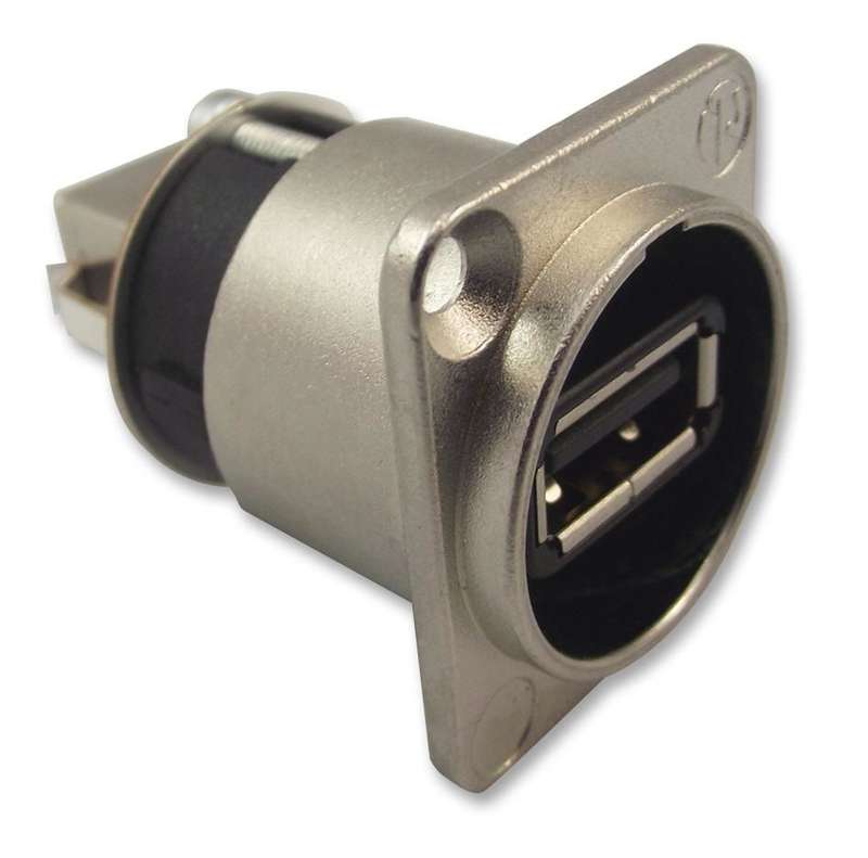 Neutrik (NAUSB-W) USB Adapter, Multimedia, USB Type A, USB Type B, USB 2.0