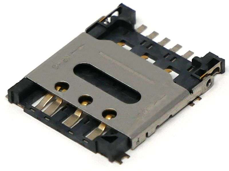 Gct (SIM8060-6-1-14-00-A) Memory Card Connector, Nano SIM, Hinged