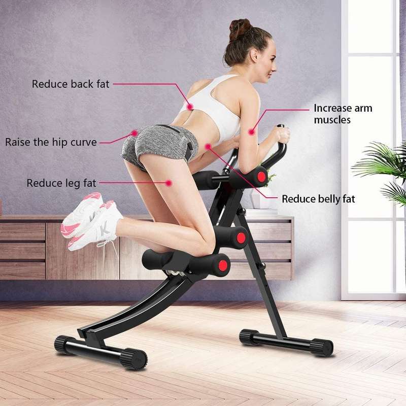 Trainers Abdominal Workout Machine, Height Adjustable Home Ab Trainer