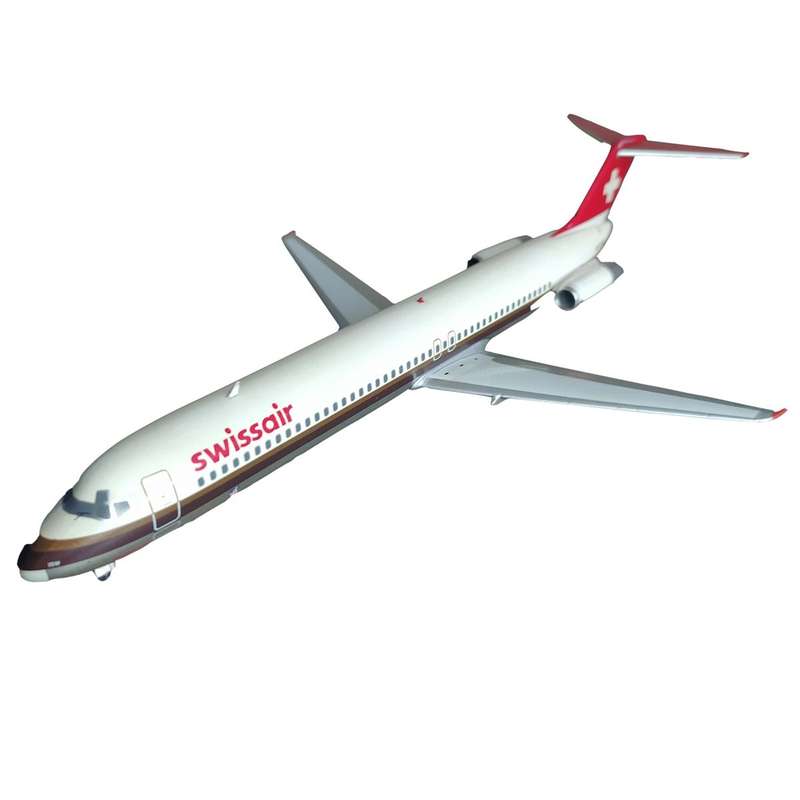 1:200 Scale, Swissair McDonnell Douglas DC-9-50, Diecast Display Model.