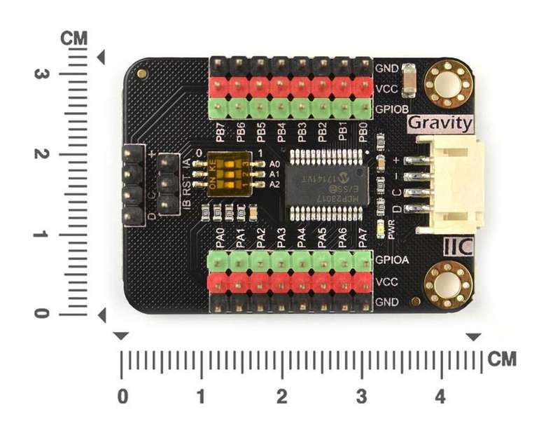 DFRobot (DFR0626) I/O Expansion Module, Gravity, 16 Digital, Arduino Board