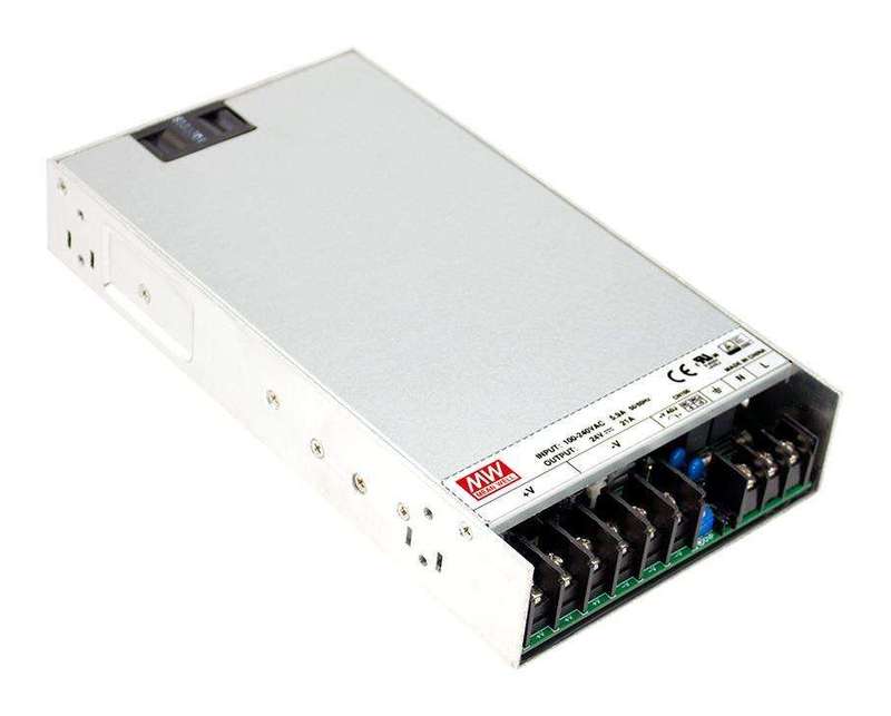 Mean Well - AC/DC Enclosed Power Supply(PSU) ITE - 1 Output 504W - RSP-500-24