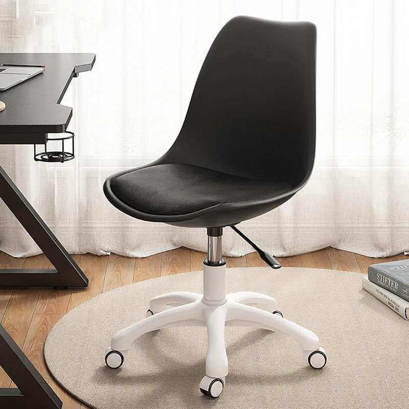 Modern Stylish Office Desk Chairs- 4 Pack  Black